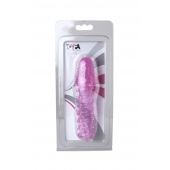 Розовая насадка с нежными шипами - 13,5 см. - Toyfa Basic - в Батайске купить с доставкой