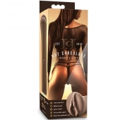Коричневый мастубратор-вагина Nicole s Kitty - Blush Novelties - в Батайске купить с доставкой