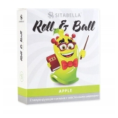 Стимулирующий презерватив-насадка Roll   Ball Apple - Sitabella - купить с доставкой в Батайске