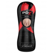 Мастурбатор-вагина Vibrating Pussy Stroker с вибрацией - Pipedream - в Батайске купить с доставкой