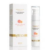 Универсальный массажный гель-смазка Allover Delicious Massage Gel с ароматом персика и аброкоса - 50 мл. - YESforLOV - купить с доставкой в Батайске
