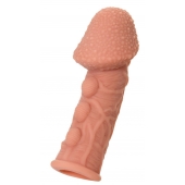 Насадка на фаллос с пузыриками, венками и ребристостью KOKOS Extreme Sleeve 09 - 12,7 см. - KOKOS - в Батайске купить с доставкой