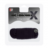 Черная веревка для связывания BONDX LOVE ROPE - 10 м. - Dream Toys - купить с доставкой в Батайске