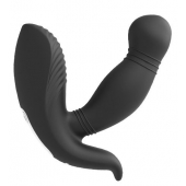Черный вибромассажер простаты PROSTATE HERO - Dream Toys - в Батайске купить с доставкой