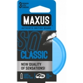 Классические презервативы в железном кейсе MAXUS Classic - 3 шт. - Maxus - купить с доставкой в Батайске