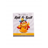 Стимулирующий презерватив-насадка Roll   Ball Banana - Sitabella - купить с доставкой в Батайске