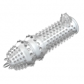 Закрытая прозрачная насадка Crystal sleeve - 14,2 см. - Erowoman-Eroman - в Батайске купить с доставкой