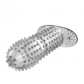 Закрытая прозрачная насадка Crystal sleeve - 12 см. - Erowoman-Eroman - в Батайске купить с доставкой