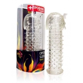 Закрытая прозрачная насадка на пенис Crystal Sleeve Faraon - 13,5 см. - Erowoman-Eroman - в Батайске купить с доставкой