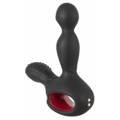 Черный вибромассажер простаты с нагревом и ротацией Prostate Plug - 14,5 см. - Orion - в Батайске купить с доставкой