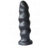 Черная насадка на трусики харнесс Platinum - 16 см. - LOVETOY (А-Полимер) - купить с доставкой в Батайске