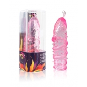 Закрытая рельефная насадка Crystal sleeve snakes в виде змеи с усиками - 14 см. - Erowoman-Eroman - в Батайске купить с доставкой