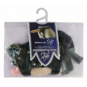 Черный пояс-трусики с двумя насадками Soft-Dolli - 16,5 и 10,5 см. - LOVETOY (А-Полимер) - купить с доставкой в Батайске