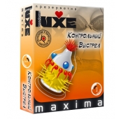 Презерватив LUXE Maxima  Контрольный Выстрел  - 1 шт. - Luxe - купить с доставкой в Батайске