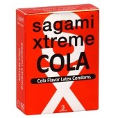 Ароматизированные презервативы Sagami Xtreme COLA - 3 шт. - Sagami - купить с доставкой в Батайске