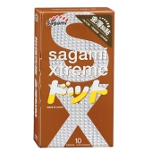 Презервативы Sagami Xtreme FEEL UP с точечной текстурой и линиями прилегания - 10 шт. - Sagami - купить с доставкой в Батайске