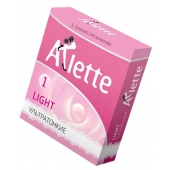 Ультратонкие презервативы Arlette Light - 3 шт. - Arlette - купить с доставкой в Батайске
