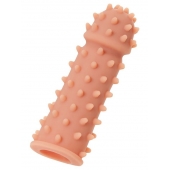 Телесная реалистичная насадка KOKOS Extreme Sleeve 03 с дополнительной стимуляцией - 12,7 см. - KOKOS - в Батайске купить с доставкой