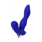 Синий силиконовый вибростимулятор простаты Stroman - 14,5 см. - ToyFa - в Батайске купить с доставкой