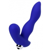 Синий силиконовый вибростимулятор простаты Stroman - 14,5 см. - ToyFa - в Батайске купить с доставкой