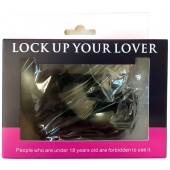 Черные меховые наручники Love с ключиками - Baile - купить с доставкой в Батайске