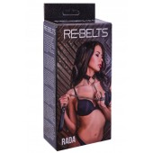 Черный поводок и чокер с кольцом Rada - Rebelts - купить с доставкой в Батайске