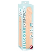 Телесная насадка-удлинитель Silicone Extension - 19 см. - Orion - в Батайске купить с доставкой
