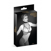 Черная упряжь на грудь Julia - Bijoux Pour Toi - купить с доставкой в Батайске