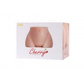 Мастурбатор-полуторс Cherry с вибрацией и двумя любовными тоннелями - KOKOS - в Батайске купить с доставкой