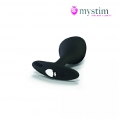 Черная пробка Mystim Rocking Vibe S с возможностью подключения к электростимулятору - 9,7 см. - MyStim - купить с доставкой в Батайске