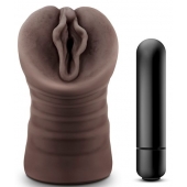 Коричневый мастурбатор-вагина Alexis - Blush Novelties - в Батайске купить с доставкой