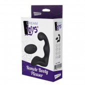 Черный вибромассажер простаты REMOTE BOOTY PLEASER - Dream Toys - в Батайске купить с доставкой