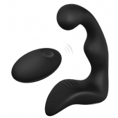 Черный вибромассажер простаты REMOTE BOOTY PLEASER - Dream Toys - в Батайске купить с доставкой