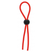 Красное эрекционное лассо с одной бусиной-утяжкой STRETCHY THIN LASSO - Dream Toys - в Батайске купить с доставкой