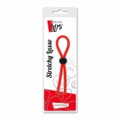 Красное эрекционное лассо с одной бусинкой-утяжкой STRETCHY THICK LASSO - Dream Toys - в Батайске купить с доставкой