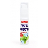 Гель-смазка Tutti-frutti со вкусом сладкой мяты - 30 гр. - Биоритм - купить с доставкой в Батайске