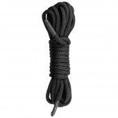 Черная веревка для бондажа Easytoys Bondage Rope - 5 м. - Easy toys - купить с доставкой в Батайске