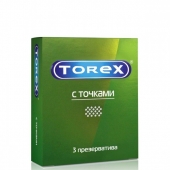 Текстурированные презервативы Torex  С точками  - 3 шт. - Torex - купить с доставкой в Батайске