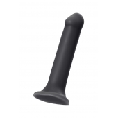 Черный фаллос на присоске Silicone Bendable Dildo XL - 20 см. - Strap-on-me - купить с доставкой в Батайске