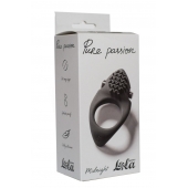 Черное эрекционное виброкольцо Pure Passion Midnight - Lola Games - в Батайске купить с доставкой