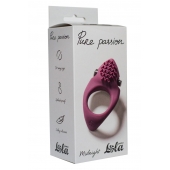Бордовое эрекционное виброкольцо Pure Passion Midnight - Lola Games - в Батайске купить с доставкой