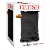 Черная веревка для связывания Bondage Rope - 60,9 м. - Pipedream - купить с доставкой в Батайске