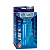 Синяя вакуумная помпа MENZSTUFF PENIS ENLARGER - Dream Toys - в Батайске купить с доставкой