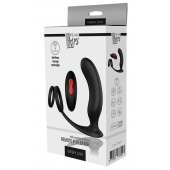 Черный массажер простаты REMOTE P-PLEASER - Dream Toys - в Батайске купить с доставкой