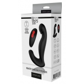 Черный вибромассажер простаты SWIRLING P-PLEASER - Dream Toys - в Батайске купить с доставкой