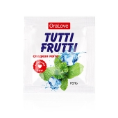Пробник гель-смазки Tutti-frutti со вкусом мяты - 4 гр. - Биоритм - купить с доставкой в Батайске