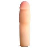 Телесная насадка-удлинитель на пенис PERFORMANCE 1.5INCH COCK XTENDER - 16 см. - Blush Novelties - в Батайске купить с доставкой