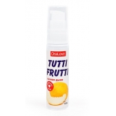 Гель-смазка Tutti-frutti со вкусом сочной дыни - 30 гр. - Биоритм - купить с доставкой в Батайске