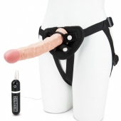 Регулируемые трусики с вибрирующей насадкой - 21 см. - Lux Fetish - купить с доставкой в Батайске