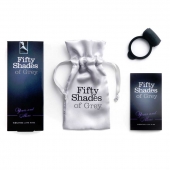 Темно-серое эрекционное кольцо Vibrating Love Ring с вибрацией - Fifty Shades of Grey - в Батайске купить с доставкой